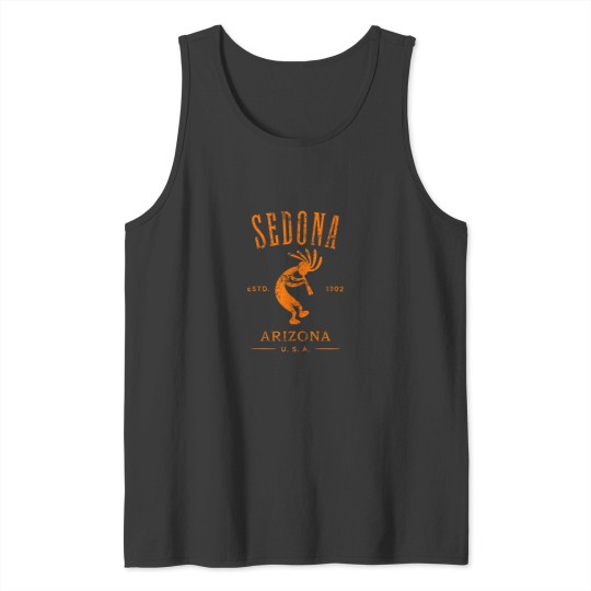 Discover Sedona Arizonna Southwestern Style Souvenir  Desi Tank Tops