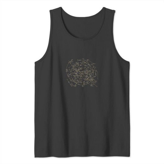 Discover Stars Constellations Astronomy Cosmos Galaxy Tank Tops