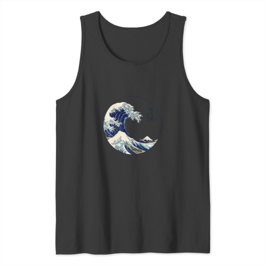 Discover The Great Wave Off Kanagawa By Hokusai Tank Tops
