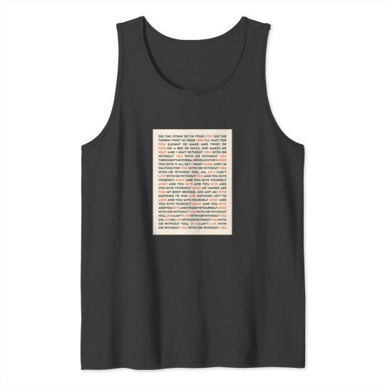 Discover U2   With Or Without You 1 Tank Tops