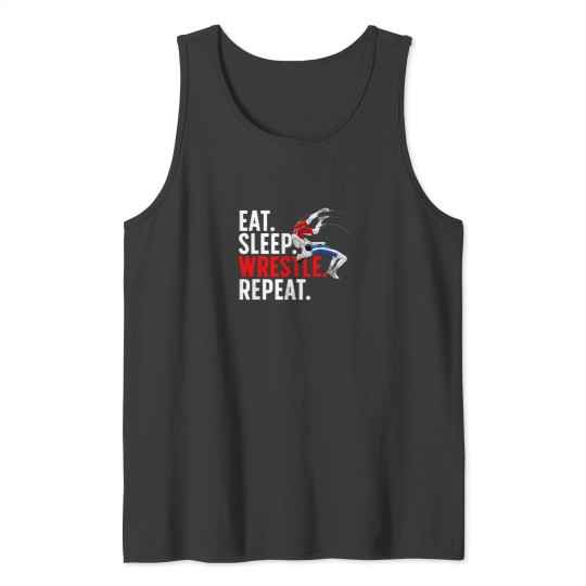 Discover Cool Wrestling Art For Men Women Kids Youth Wrestling Lover Tank Tops