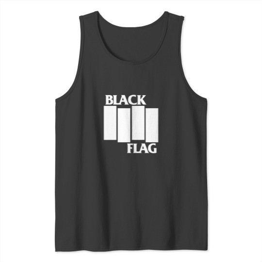 Discover style black flag logo Tank Tops