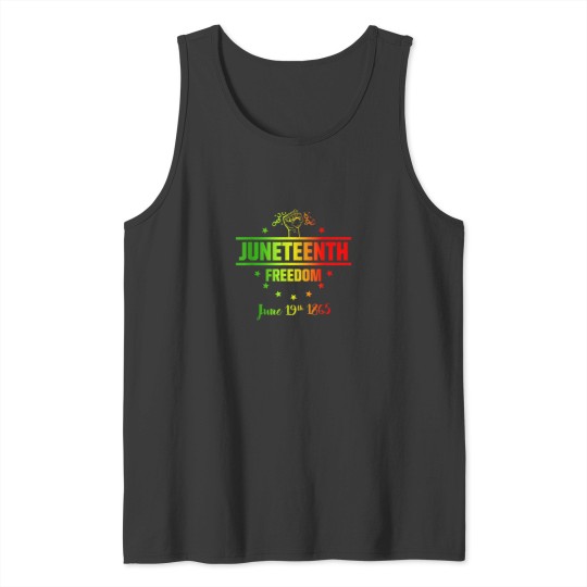 Discover Juneteenth Freedom American African Black Histor Tank Tops