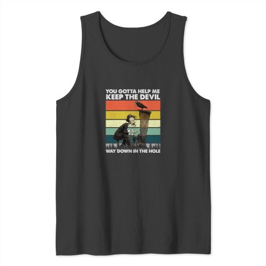 Discover Tom Waits Way Down In The Hole Vintage 1 Tank Tops