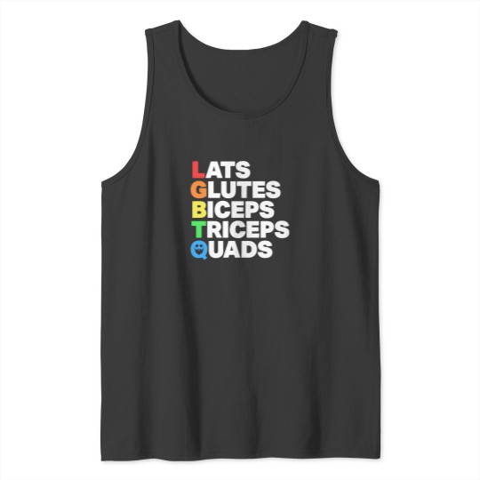Discover Lats Glutes Biceps Triceps Quads Lgbtq Tank Tops