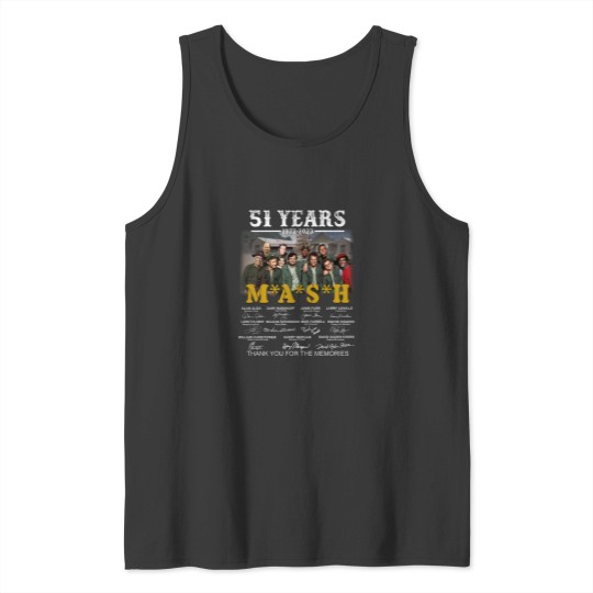 Discover 51 Years Anniversary Mash Tha.nk Y.ou Fo.r Th.e M.em.ories Signatures Movie51 Years Anniversary Mash Tha.nk Y.ou Fo.r Th.e M.em.ories Signatures Movie Tank Tops