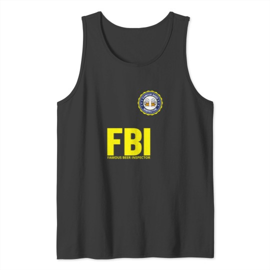 Discover Fbi Funny Pun Beer Lovers Tank Tops