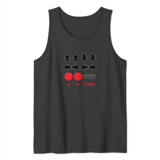 Discover Konami Code Tank Tops