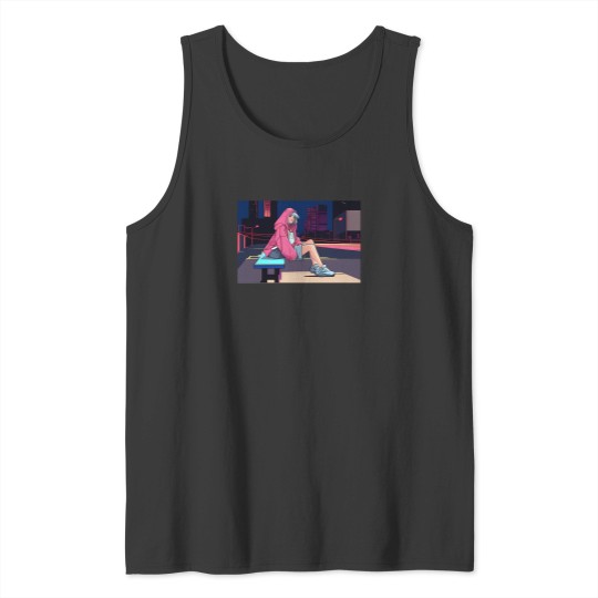 Discover Tokyo Night Groove Hip Hop Vibes 1 Tank Tops