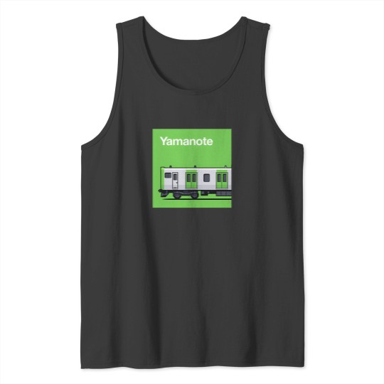 Discover Tokyo Yamanote Line E235 Series Train Side Japan Tank Tops