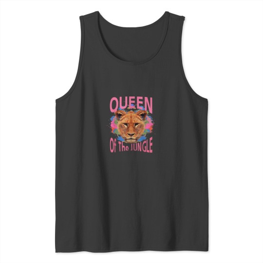 Discover Womens Queen Tshirt Lioness Lion Tee Shirt Tank Tops