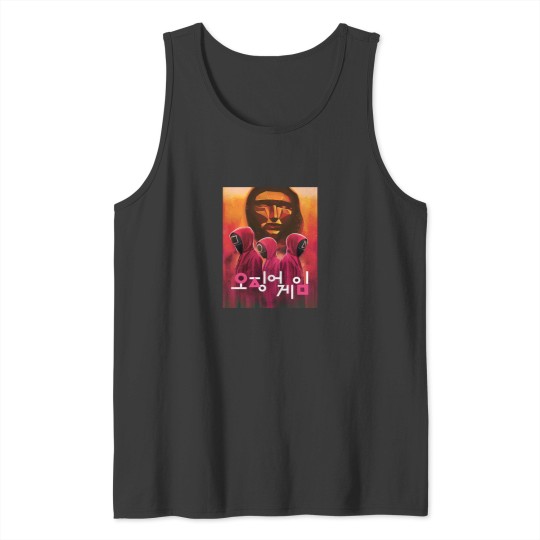 Discover Squid Cosplay Three Masked Guards Fan Art Poster Classic T-Shirt Tank Tops