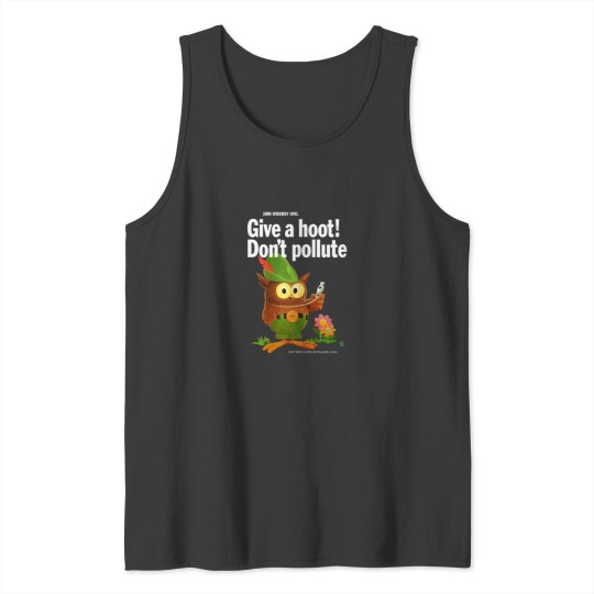 Discover Woodsy Owl Give a Hoot Dont Pollute 70s  8001 Tank Tops