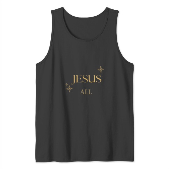 Discover JESUS above all star Tank Tops