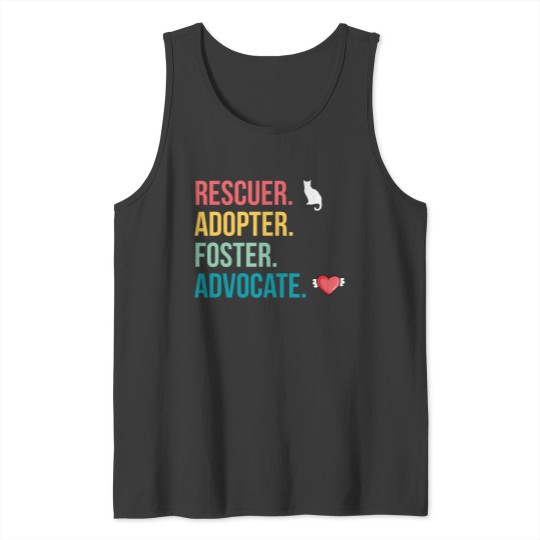 Discover Rescue Worker Rescue Worker Shelter Volunteer Fosters Tank Tops