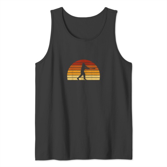 Discover Sunset Baseball Gift For Baseball Players Tank Tops