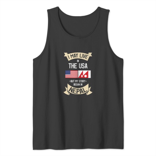 Discover nepal Flags nepalese nepalis Tank Tops
