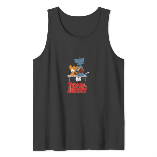 Discover Tom Jerry Movie Park bench Tank Tops
