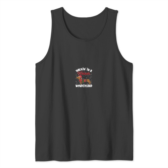 Discover Walking In A Wiener Wonderland Funny Dachshund C Tank Tops