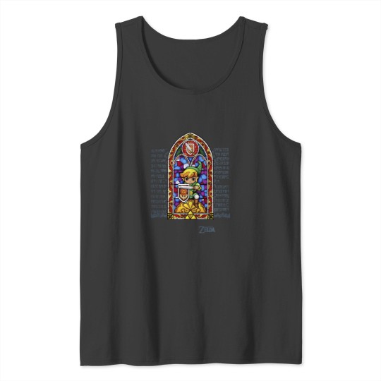 Discover Nintendo Zelda Stained Glass Protector Long Sleeve Tee Long Sleeve Tank Tops