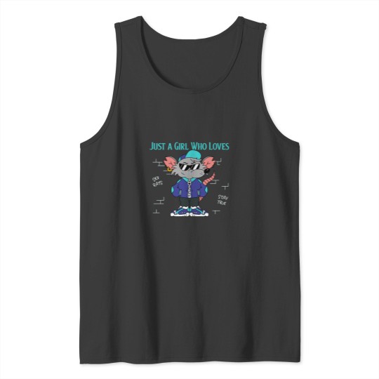 Discover Just a Girl Who Loves Rats (7) Tank Tops