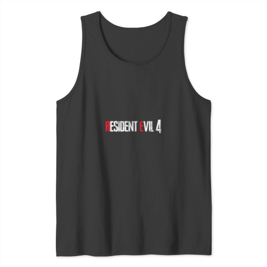Discover Resident Evil 4 Logo RemakeResident Evil 4 Logo Remake Tank Tops
