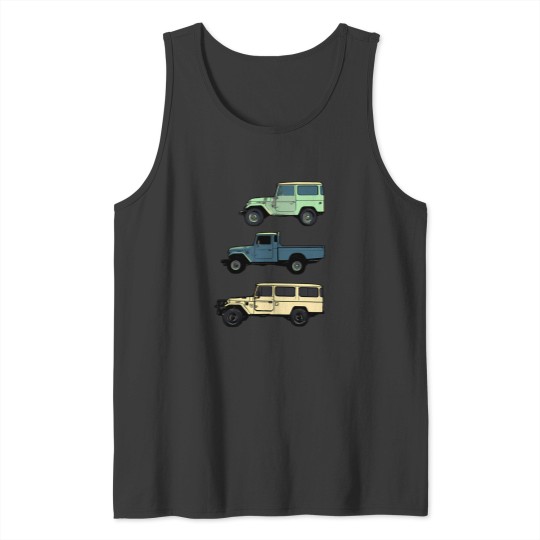 Discover 40 Series Cartoon Collage 1 Tank Tops