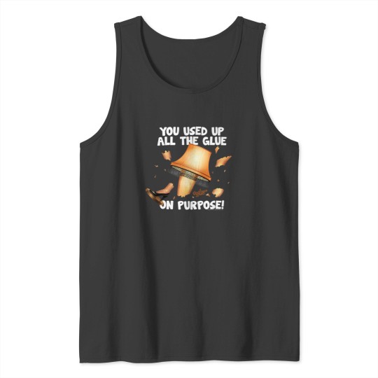 Discover une histoire de noël qui a utilisé toute la colle Tank Tops