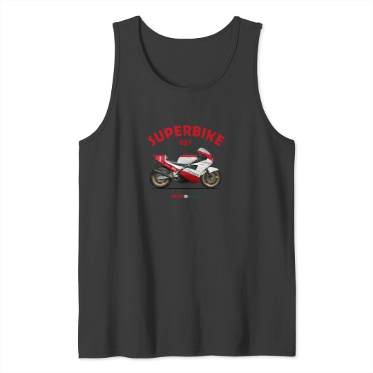 Discover 851 Tricolore Superbike Tank Tops