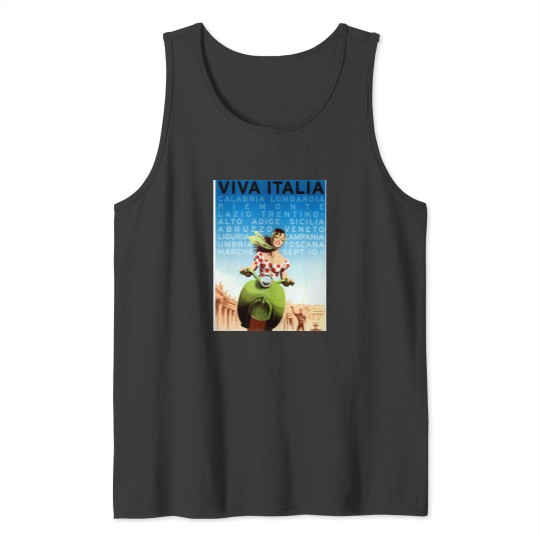Discover Vintage Italy Travel Tank Tops
