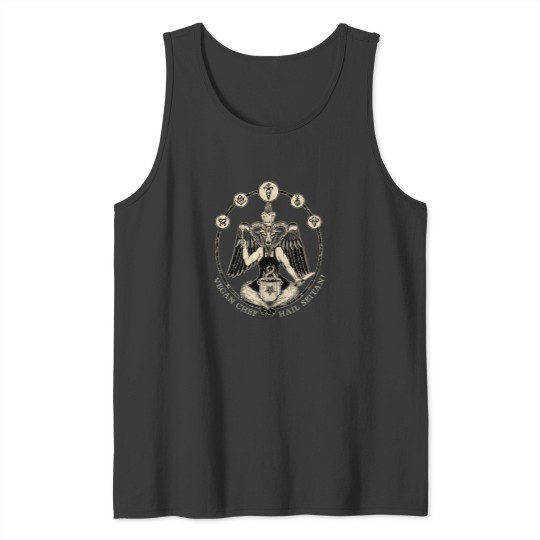 Discover Vegan Chef Baphomet Hail Seitan Vegan Chef 345 Tank Tops