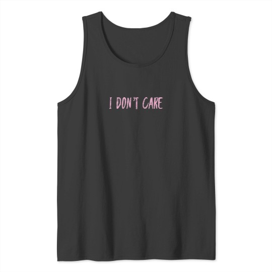 Discover Womens Funny I Dont Care Shirt Short Sleeve Sarc Tank Tops