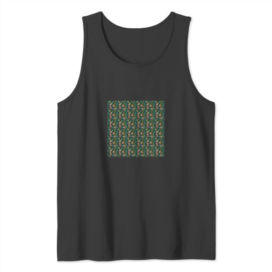 Discover Exotic Tropical Leaf Pattern Tank Tops