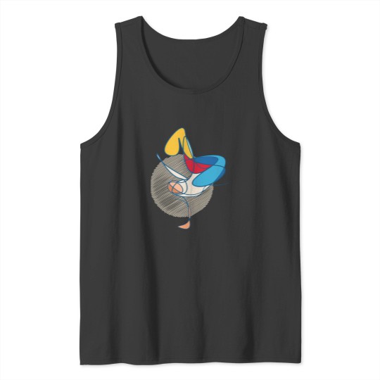 Discover Abstract Hip Hop Dancer Tank Tops