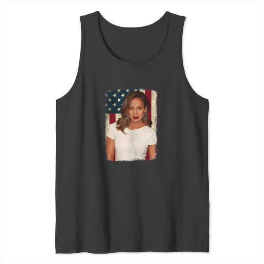 Discover Vintage American Flag Diva Jenifer Legend Tank Tops
