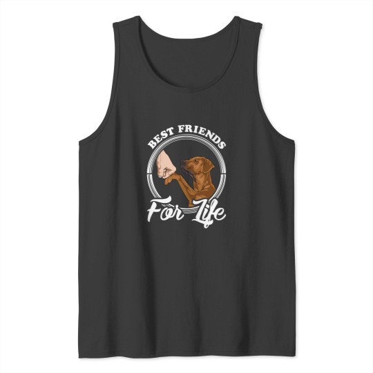 Discover RRhodesian Ridgeback Lover Design Best Friends For Life Tank Tops