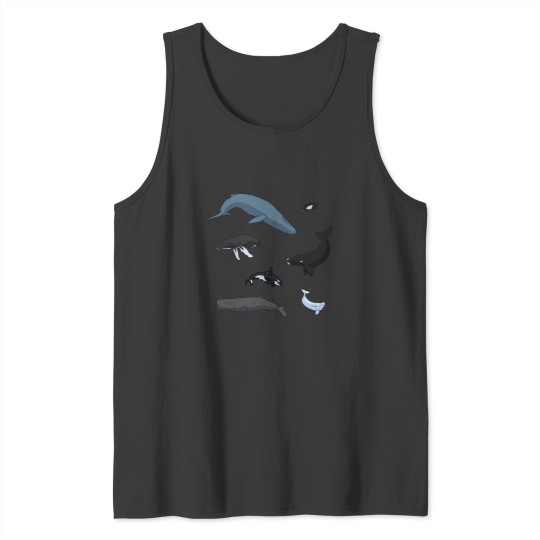Discover For The Cetacean Lover Tank Tops