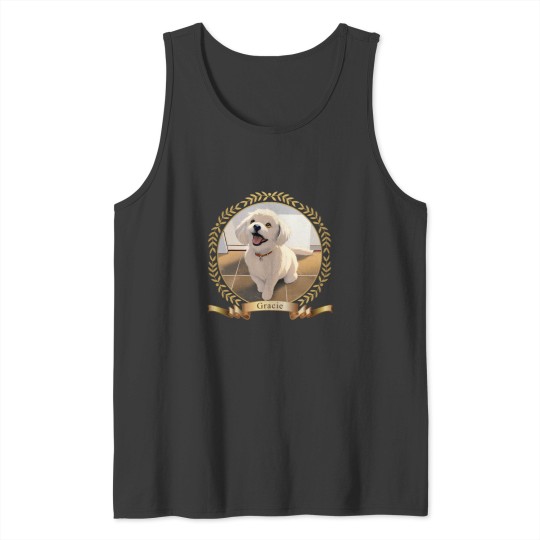 Discover Loveable Gracie Smiling Active T-Shirt Tank Tops