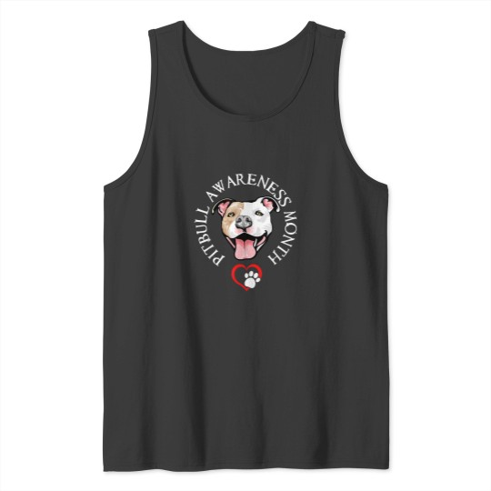 Discover Pitbull Awareness Month - Pitbull Love Tank Tops