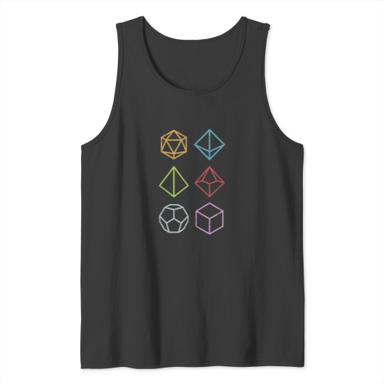 Discover Dungeon Master Dice Dragons Tank Top