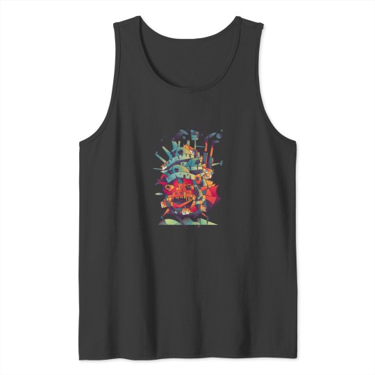 Discover Moving Castle Tank Tops