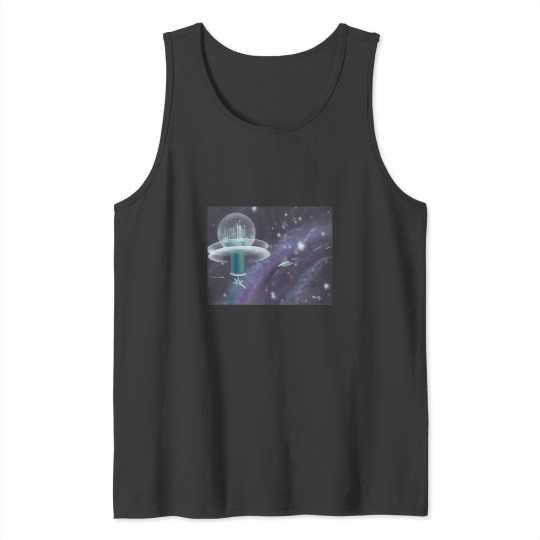 Discover Nebula City Tank Tops