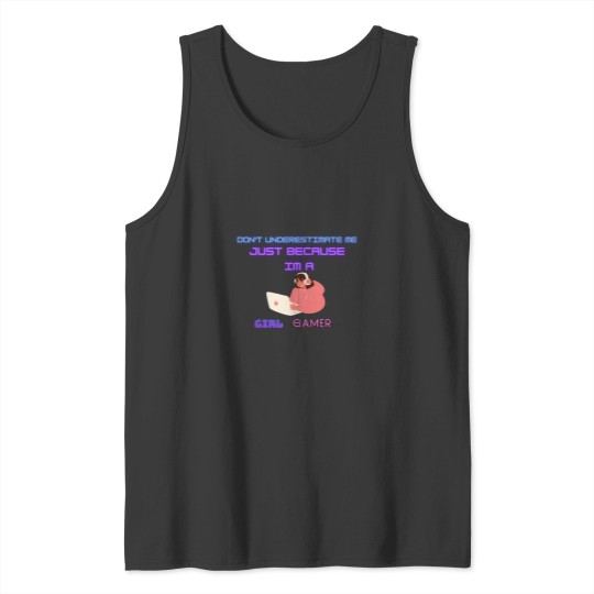 Discover yes im a gamer girl Tank Tops