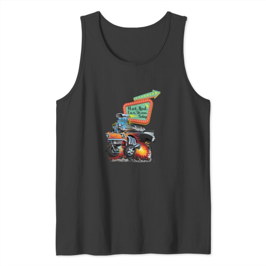 Discover tri five 1957 hot rod billboards fifties signage Tank Tops