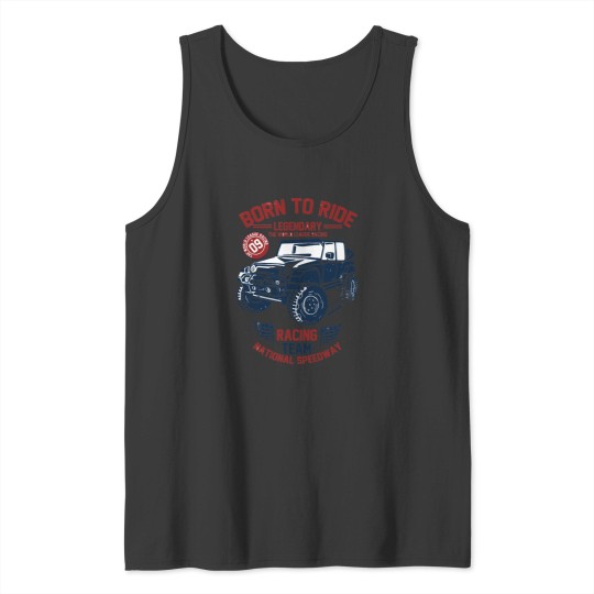 Discover car race happy Tank Tops
