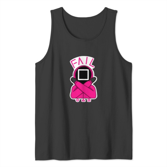 Discover Squid Cosplay Pink Soldier Fail 650 Tank Tops