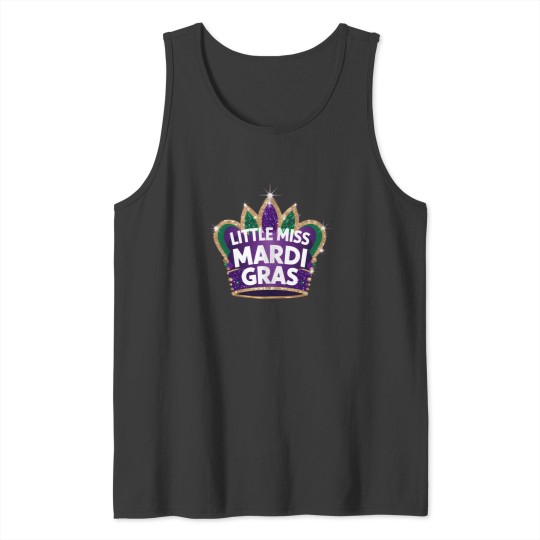 Discover little miss mardi gras Tank Tops