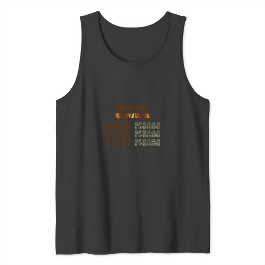 Discover Espresso Please Sticker Sheet Tank Top - Sabrina Carpenter Collection