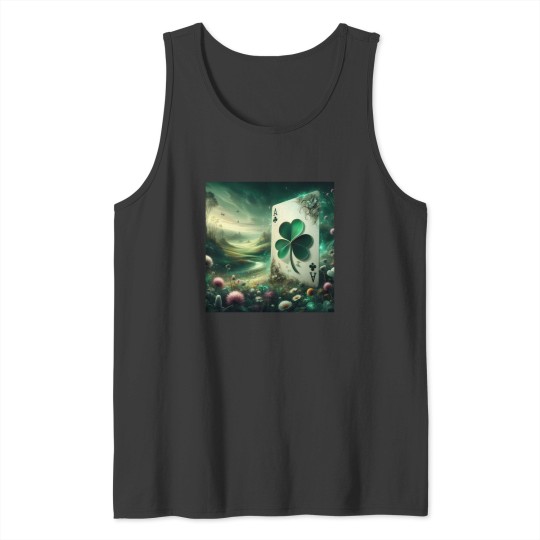 Discover happy st patricks day playing card ace Tank Tops