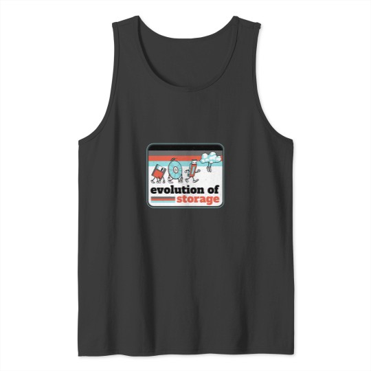 Discover Evolution Of Storage Vintage Floppy Disc Tank Tops